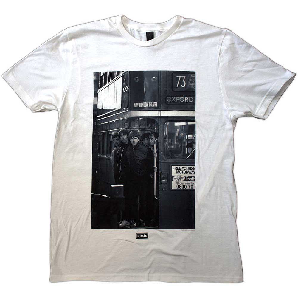 【予約商品】 OASIS オアシス (10月 来日 記念 ) - London Bus Photo / Tシャツ / メンズ - PGS